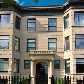 Lakeview greystone 6 unit building